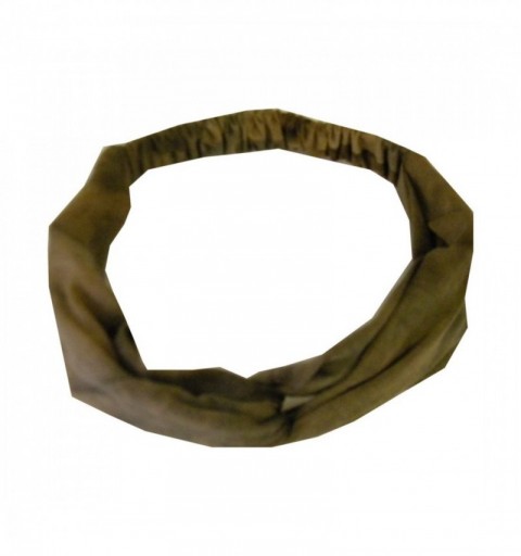 Headbands Brown Cotton Tye Dye Turban Twist Headband Headwrap for Women (Keshet Accessories) - Brown - C711I074A4D $20.30