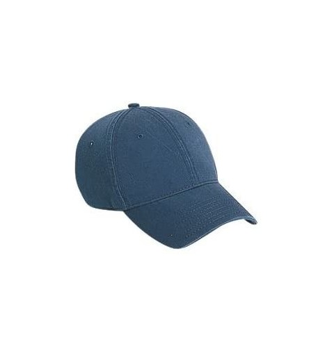 Sun Hats 6 Panel Low Profile Garment Washed Superior Cotton Twill - Navy Blue - C4180Q8ASIU $10.16