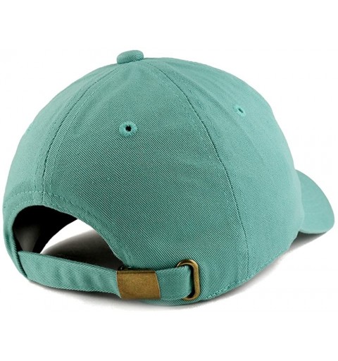 Baseball Caps Number 1 Dad Embroidered Low Profile Soft Cotton Dad Hat Cap - Mint - CH18D58SE5G $20.10