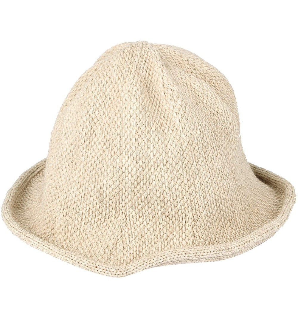 Bucket Hats Wool Winter Floppy Short Brim Womens Bowler Fodora Hat DWB1105 - Beige - CT18KX0MRUI $28.01
