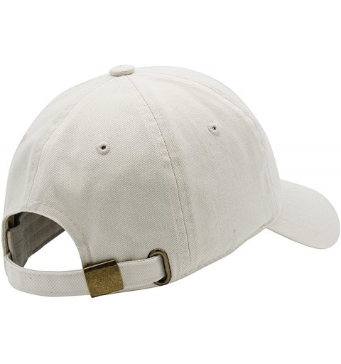 Baseball Caps Baseball Cap for Men Women - 100% Cotton Classic Dad Hat - Stone - CQ18EE4USI7 $12.15