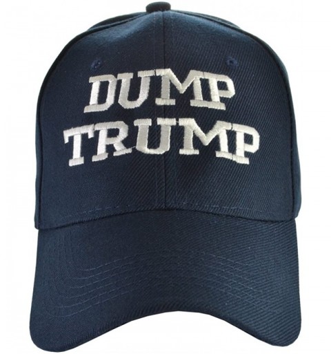 Baseball Caps Anti-Trump Hats (9 Styles) Fuck Trump/Dump Trump/Lock Him Up - Dump Trump Navy Blue - CN12LQG0R8X $9.49