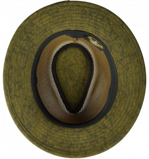 Cowboy Hats Men's Hiker Crushable Mesh Breezer UPF 50+ Hat - Distressed Gold - CQ115WT3U3F $33.08