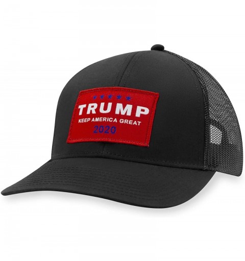 Baseball Caps Trump Keep America Great 2020 Hat - KAG Trucker Hat Baseball Cap Snapback Hat - Black - C2195EE4WNM $19.45
