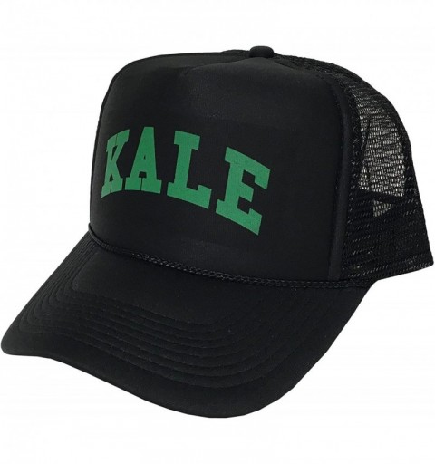 Baseball Caps Kale Adjustable Unisex Hat Cap - Black (Green Text) - CM12OC33RK6 $12.98