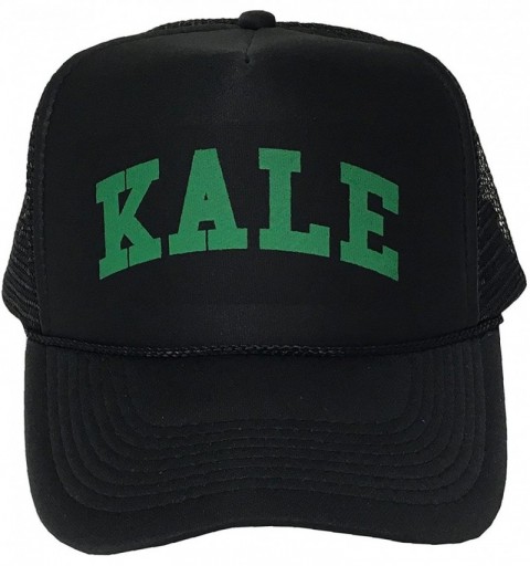 Baseball Caps Kale Adjustable Unisex Hat Cap - Black (Green Text) - CM12OC33RK6 $12.98