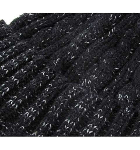 Skullies & Beanies Men Women Knit Winter Warmers Hat Daily Slouchy Hats Beanie Skull Cap - 1.1) Heather Black - C911PIXOVID $...