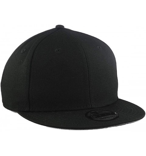 Baseball Caps Blank New Era Custom 9FIFTY Cap - Black - CD193K7SD63 $31.95