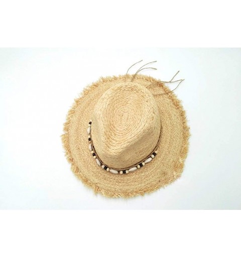 Sun Hats Summer Fringe Raffia Sun Hats for Women Fashion Tassels Patchwork Holiday Beach Straw Hat Ladies Girls Caps - CS18RQ...