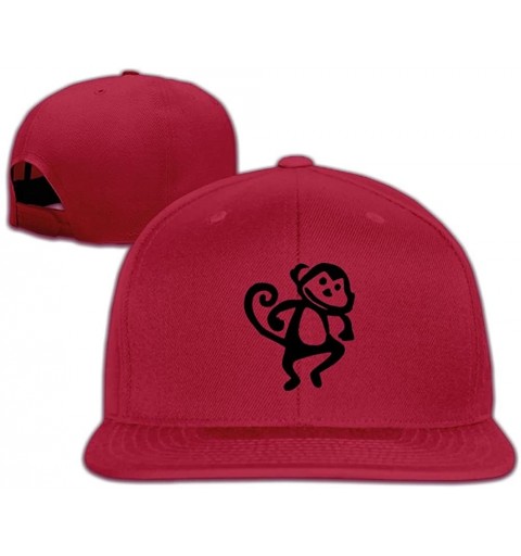 Skullies & Beanies Design Your Own Unisex Snapback Adjustable Truck Cap Sports Travel Hat Natural- Monkey Baseball Flat Hat -...