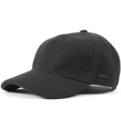 Baseball Caps Vintage Style Wool Baseball Cap - Grey - C317YH9KX70 $38.44