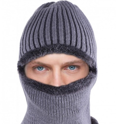 Skullies & Beanies Pieces Knitted Balaclava Outdoor - Color Set 2 - C318M2URUTQ $12.44