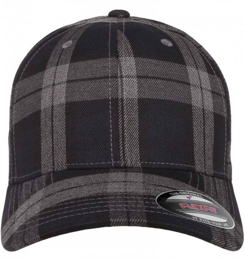 Baseball Caps Men's Tartan Plaid - Black/Grey - CT18ROK0RC0 $12.30