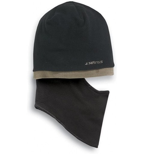 Balaclavas Men's Fleece Knit Quick Clava Hat - Black/Olive - CE1129CKZJ5 $31.81