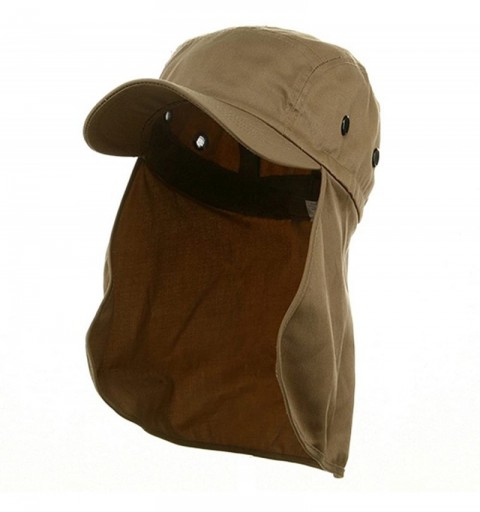 Sun Hats Flap Hat (03)-Khaki W15S46D - Khaki - CR111CSNHKV $22.96