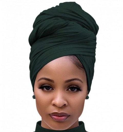 Headbands Head Wraps for Black Women Summer Thin Fashion Headwear for Natural Hair Accessories Green - C8194W5C98M $15.45