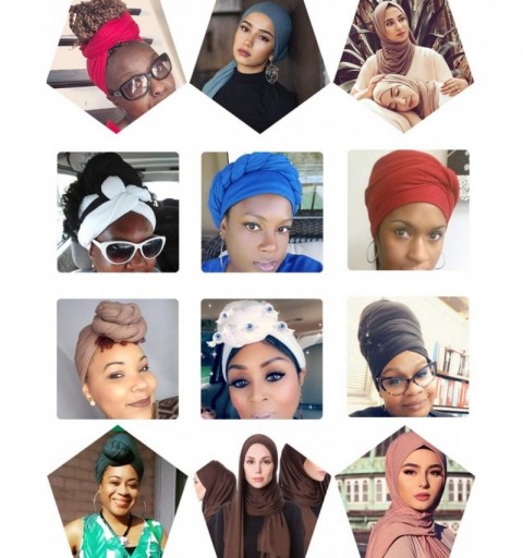 Headbands Head Wraps for Black Women Summer Thin Fashion Headwear for Natural Hair Accessories Green - C8194W5C98M $15.45