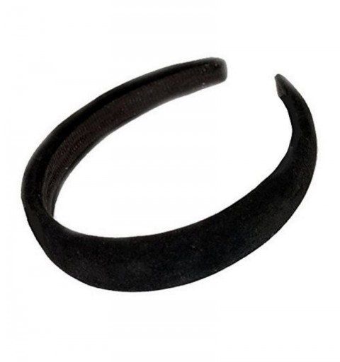 Headbands Black Velvet Feel Alice Hair Band Headband 2.5cm (1) Wide - C012IRWPZP9 $8.29