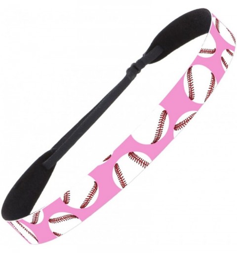 Headbands Baseball & Softball Adjustable No Slip Fast Pitch Hair Headbands for Women Girls & Teens - C418339UY0D $11.34