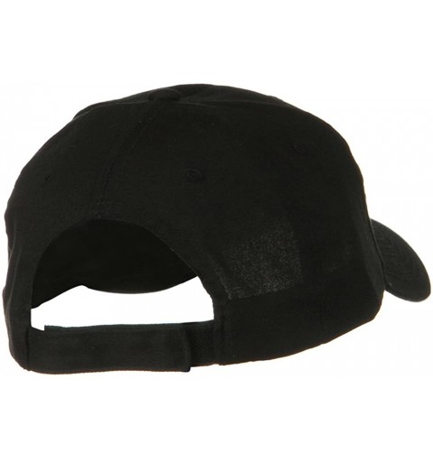 Baseball Caps Solid Cotton Twill Low Profile Strap Cap - Black - CG11918FW2Z $11.12