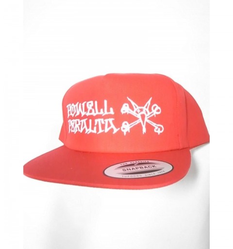 Baseball Caps Skateboard Hat Rat Bones Snapback Red - CY188TNUHQ7 $22.89