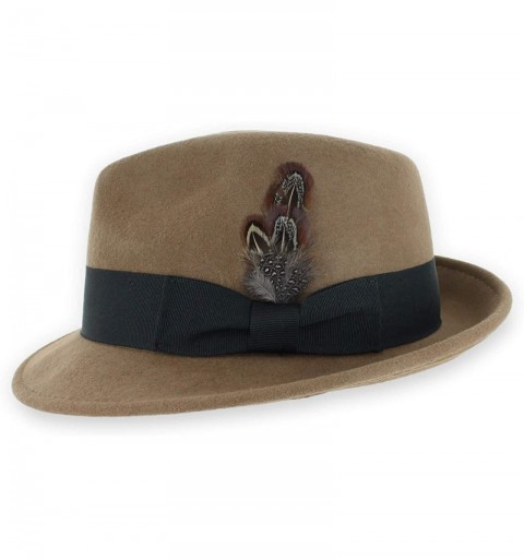Fedoras Belfry Trilby Vintage Fedora Available - Pecan - C3184SOH6SQ $76.56