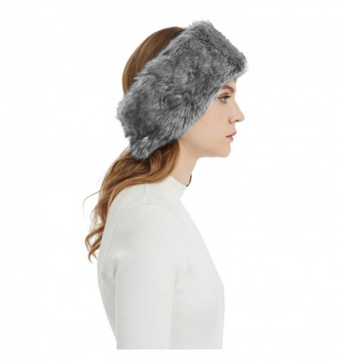 Cold Weather Headbands Faux Fur Headbands Outdoor Ear Warmers Earmuffs Ski Hat Winter Warm Elastic Hairbands Head Wraps for W...