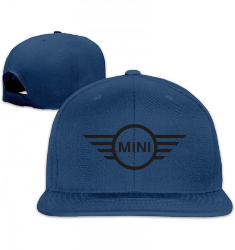 Baseball Caps Unisex Mini Cooper A Flat-Brim Hats Adjustable Freestyle Cap - Navy - CP18XIT9RDC $14.20