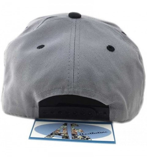 Baseball Caps California Republic Cali Bear Cap Hat Snapback with Paisley Bandana Print - Black Gray - CI182MGR5C6 $13.75