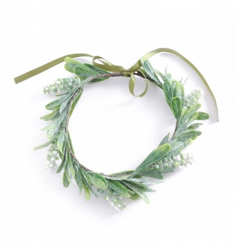 Headbands Greek Headpiece Bridal Leaf Crown Green Halo Bohemian Headpiece Grecian Wedding - Berry - CY18S4I39O7 $11.18
