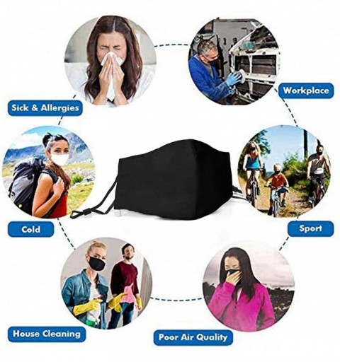 Balaclavas Men Women's Multi-Purpose Face Covers Co-ro-na-virus-Free-World-Map-2020- Face Mask with Adjustable Ear Loops - C7...