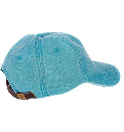 Baseball Caps Zeta Tau Alpha (N) Sorority Baseball Hat Cap Cursive Name Font ZTA - Bright Blue - CM189D02IAM $26.47