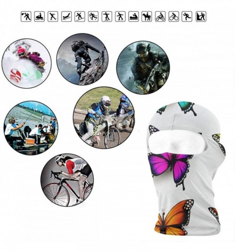 Balaclavas Balaclava Butterfly Animals Protection Motorcycle - CM18OWO228H $20.64