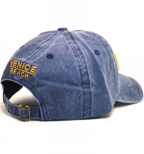 Baseball Caps Venice Beach Polo Style 100% Cotton Dad Hat Durable Golf Baseball Fashion Cap 4 - Navy - CT18DIED6EM $14.11