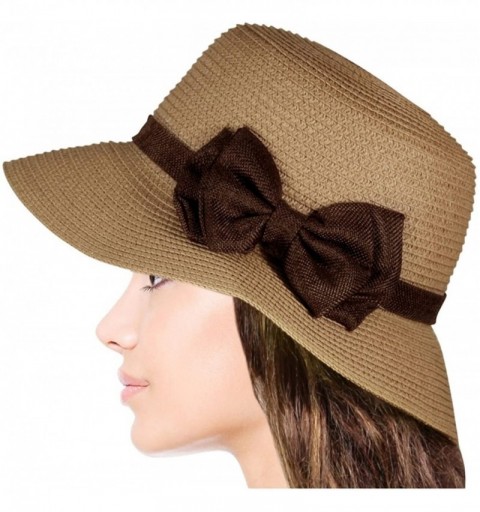 Sun Hats Women's Summer Sun Hat Bucket Hat - Casual - Camel - CE11LDZWRDL $19.85