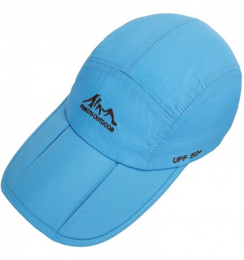Sun Hats Summer Baseball Cap with Bill Quick Dry Mesh Back UPF50 Portable Sun Hats - CA182AT6WX8 $11.50