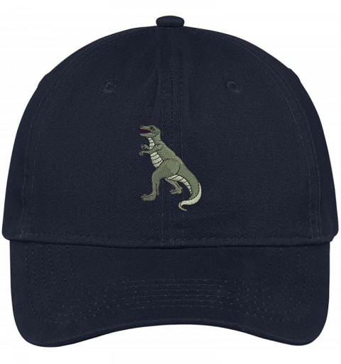 Baseball Caps T Rex Dinosaur Embroidered Cap Premium Cotton Dad Hat - Navy - CQ1824ZM0Y5 $21.40