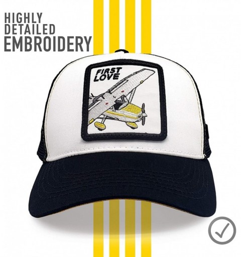 Baseball Caps Embroidered Airplane Patch Aviation Hat - Gift Ready Package - Aviation Gift - First Love - C818ZQ7QZW8 $18.37