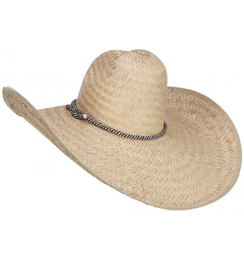 Sun Hats 7 Inch Brim Light Straw Hat - Natural - CR12FV931X9 $38.77