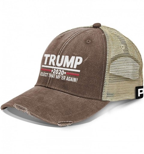 Baseball Caps Trump 2020 Hat- That Again Trucker Hat - Trump Hat - Mississippi Mud - CI18UO2OMYM $40.92