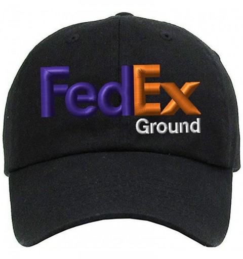 Baseball Caps FedEx Ground Dad Hat Purple Orange Cotton Unstructured Adjustable Baseball Cap - CP180D85WH2 $14.11