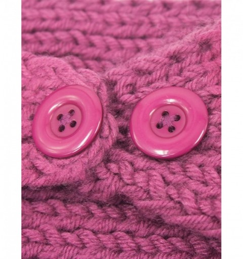 Headbands Women's Winter Knit Headband - Star - Pink - C01207B0D23 $14.99