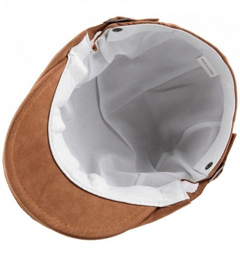 Newsboy Caps Newsboy Hats for Men-Plain Stripe Beret Cabbie Driving Gatsby Flat Cap - K-style 4 Coffee(corduroy) - CD12N37548...
