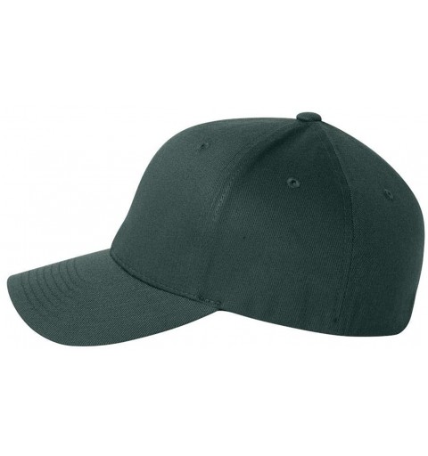Baseball Caps Silver Wooly Combed Stretchable Fitted Cap Kappe Baseballcap Basecap - Spruce - CP11NSHRTO9 $19.59