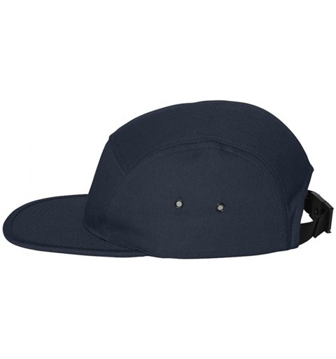 Baseball Caps Jockey Flat Bill Cap - Navy - C211J59P8VZ $12.56