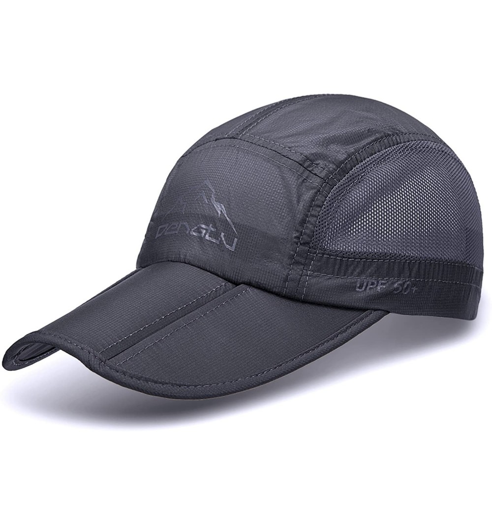 Sun Hats Summer Baseball Cap with Bill Quick Dry Mesh Back UPF50 Portable Sun Hats - C9183R5E28K $10.24