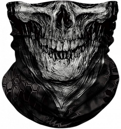 Balaclavas Skull Face Sun Mask Half-Bandanas-Neck Gaiter- Headwear- Headband for Fishing- Hunting-Yard Work - Ac156 - CH18SSE...