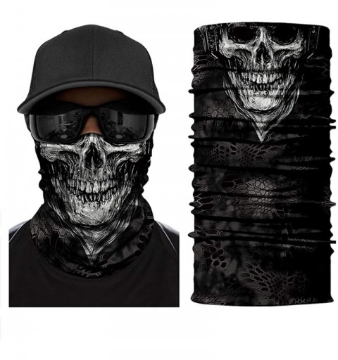 Balaclavas Skull Face Sun Mask Half-Bandanas-Neck Gaiter- Headwear- Headband for Fishing- Hunting-Yard Work - Ac156 - CH18SSE...