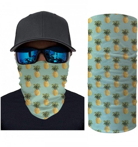 Balaclavas Seamless Bandana for Sun Dust Wind Protection for Riding Motorcycle Cycling Fishing Hunting - Pineapple - CA197WLH...