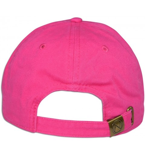 Baseball Caps Melanin Embroidered Dad Cap Hat Adjustable - H. Pink - C1180U6A28D $10.61